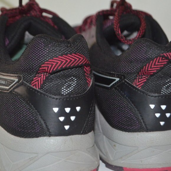 Asics Gel Sonoma 3 Running Shoes Womens Size 9 Sneakers T774N Black/Grey/Purple - Picture 3 of 8